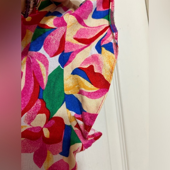 Jumpsuit Ann Miller rayon/linen size 30 USA M - Picture 9 of 10